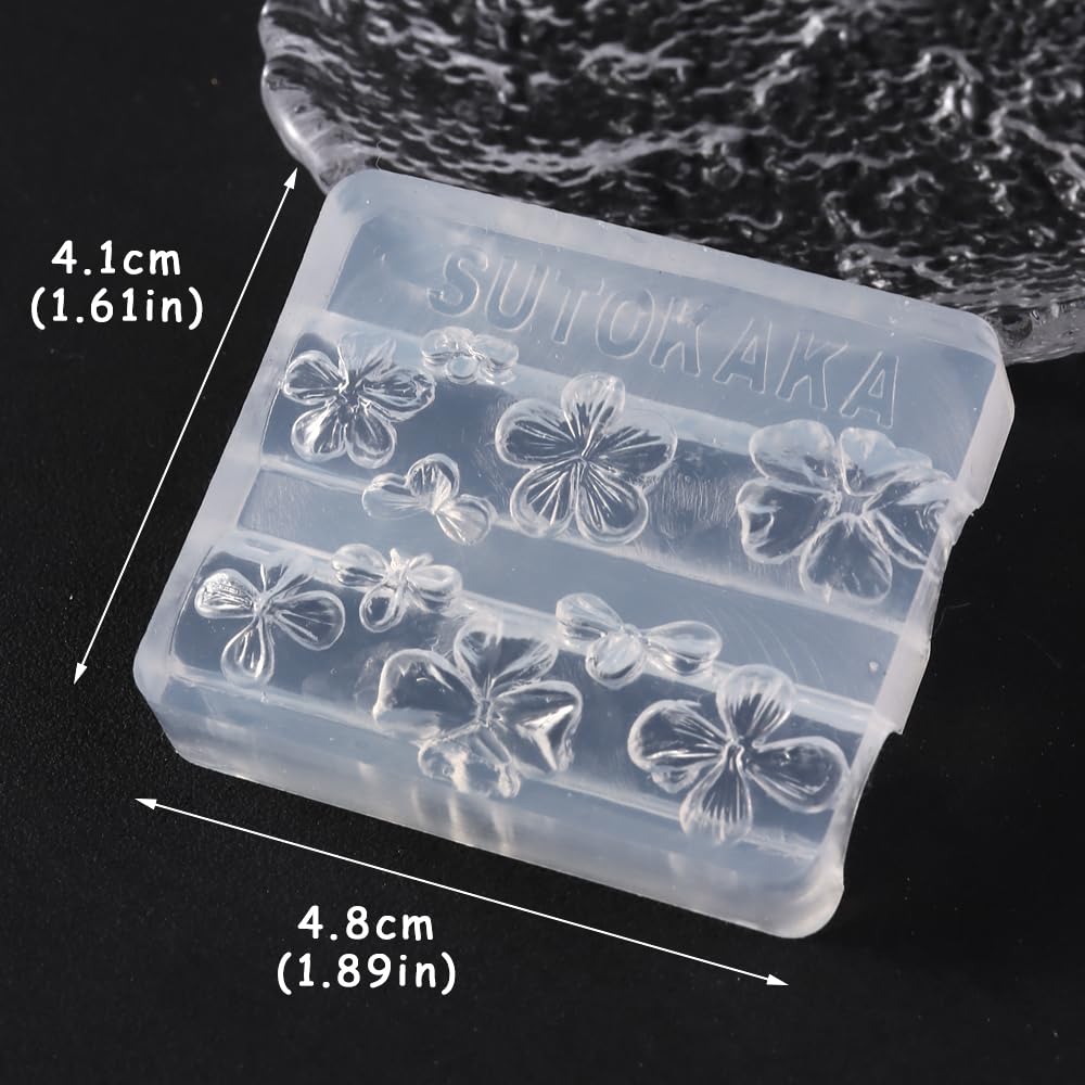 SUTOKAKA reusable flower mold for decorations and nails