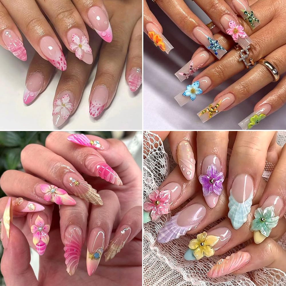 SUTOKAKA nail art mold for fast, effortless 3D flower results.