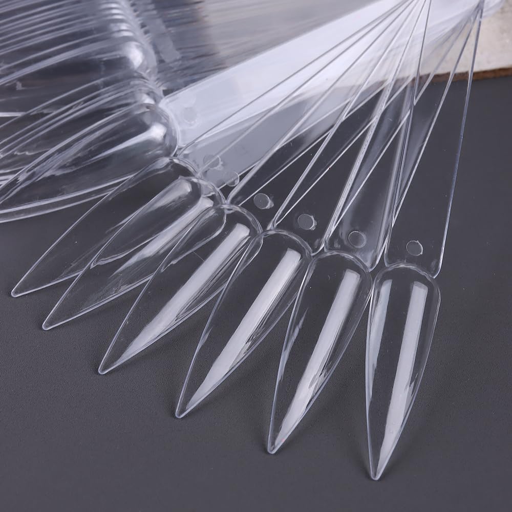 SUTOKAKA durable plastic swatch sticks preserve true nail color without streaking.