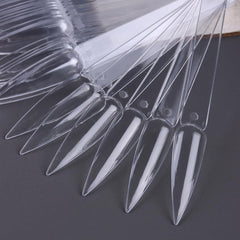 SUTOKAKA durable plastic swatch sticks preserve true nail color without streaking.