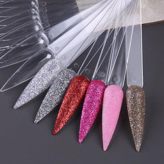 SUTOKAKA perfect for practicing nail art and comparing gel and powder colors.