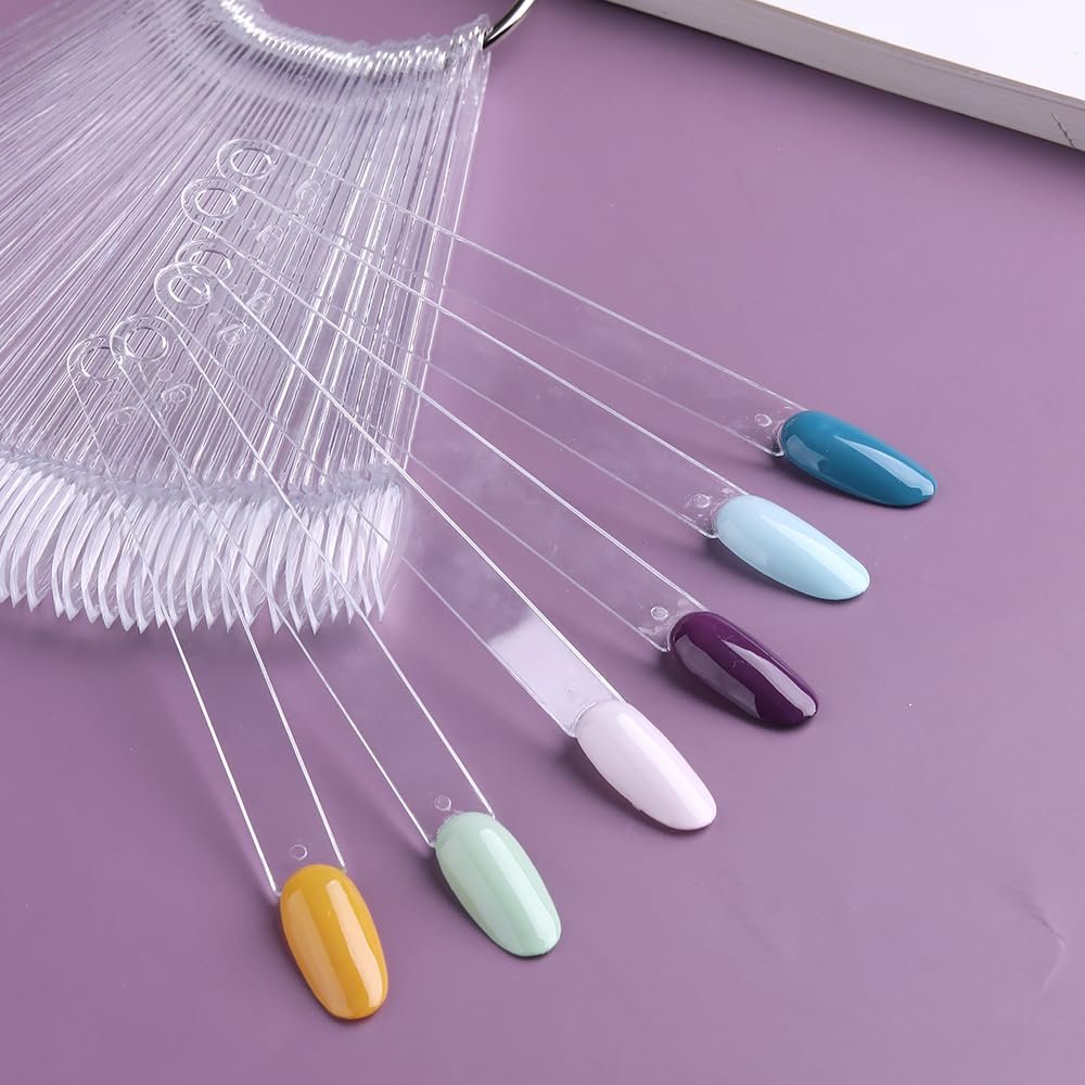 SUTOKAKA swatch sticks for gel polish practice and color labeling