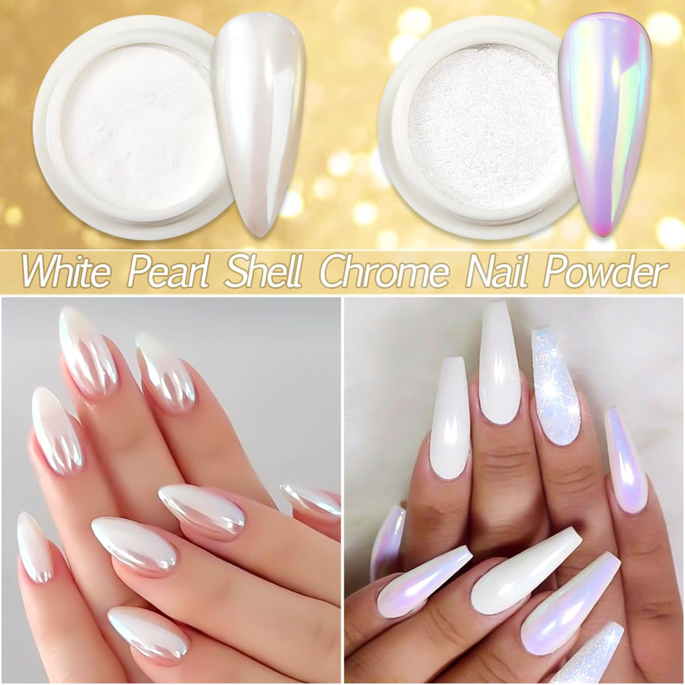 SUTOZMIWE holographic pigment dust kit brightens gel polish