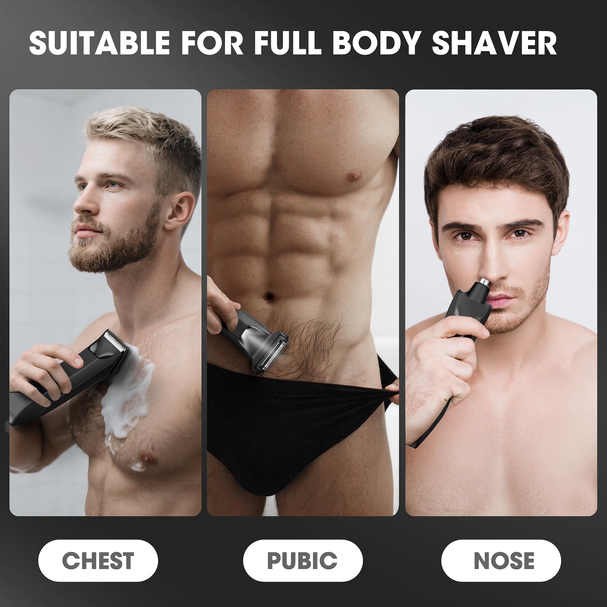 Suttik nose and ear trimmer attachment for easy grooming