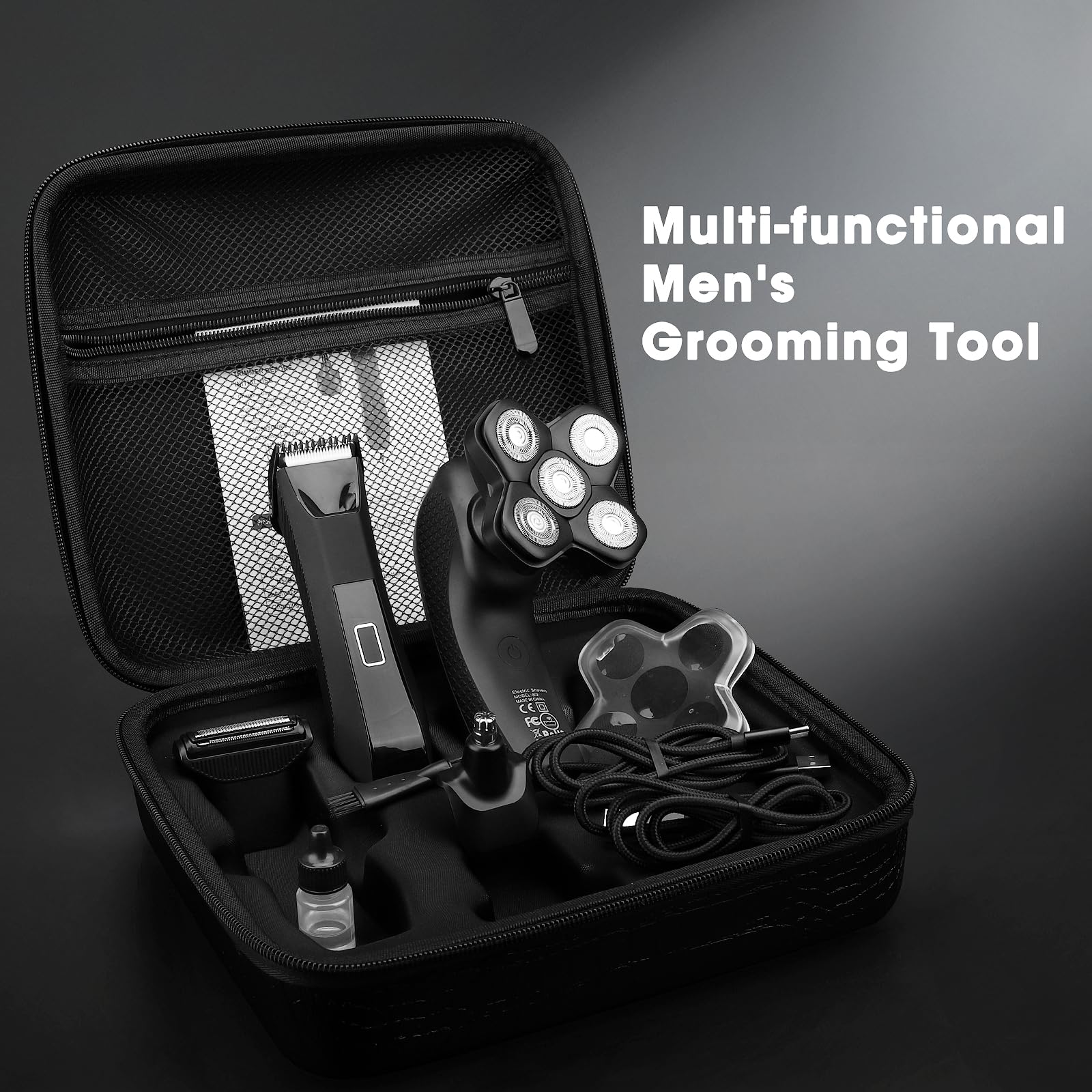 Suttik dry and wet shaving versatility enables flexible grooming