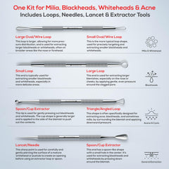 Suvorna blackhead remover tool targeting facial pores with ease