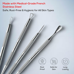Suvorna milia removal lancet tool for precise, safe milia extraction