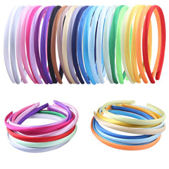 Suyegirl satin-covered headbands pack in 26 colors for versatile styling