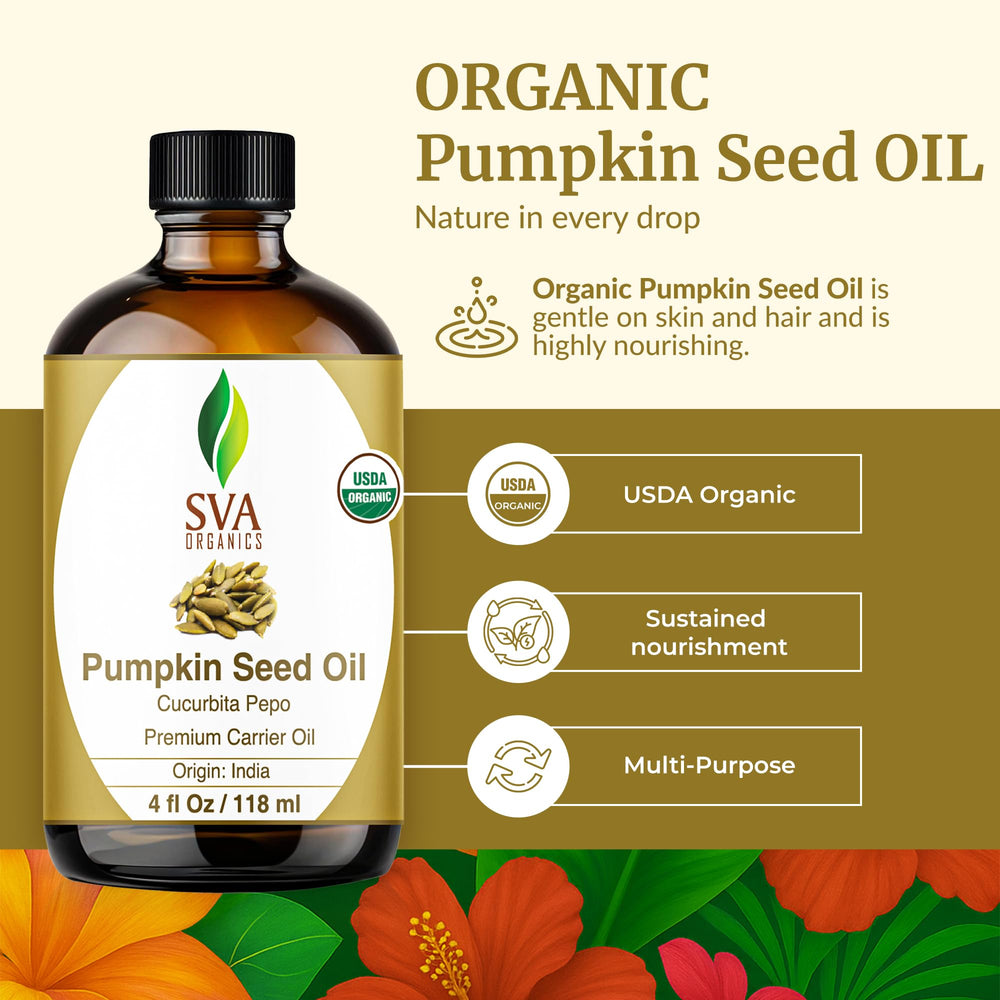 Aplicación en mano con aceite de calabaza SVA para rostro.