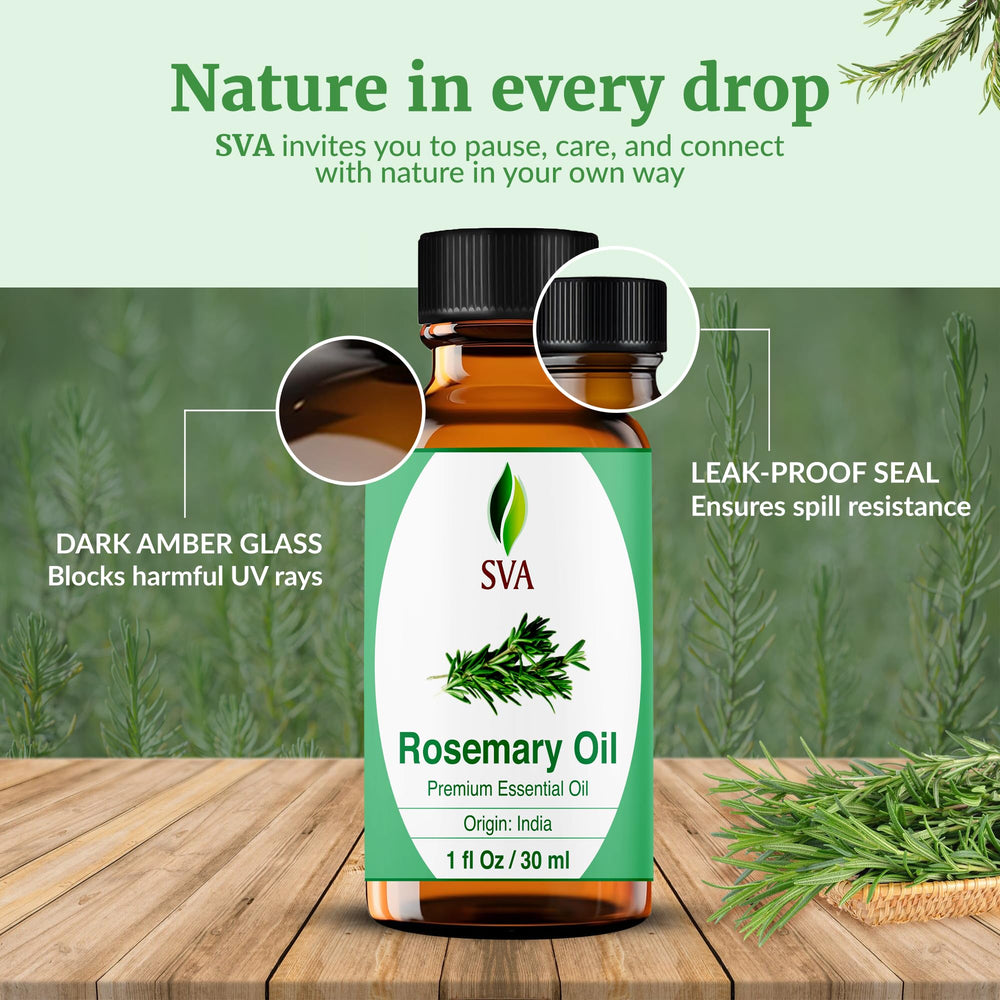 SVA Rosemary Essential Oil adds a minty aroma to candles