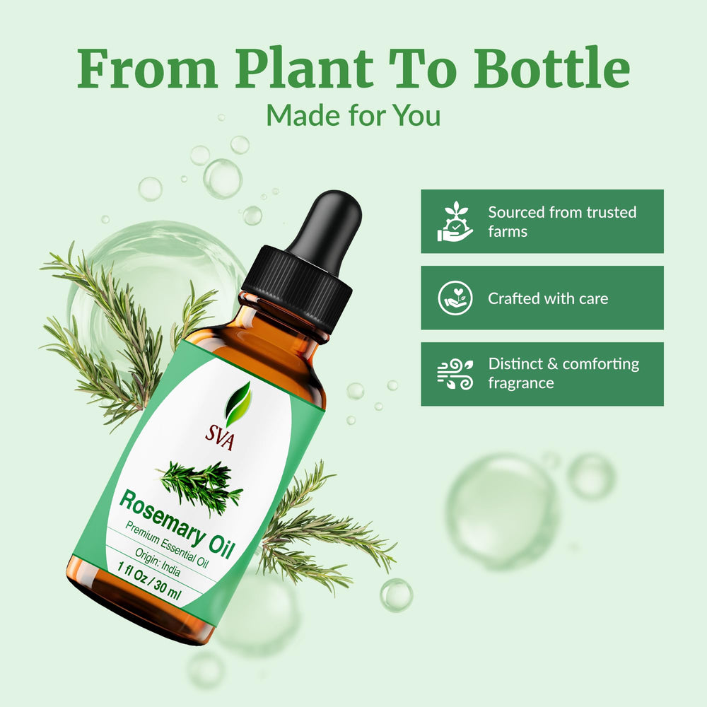 SVA Rosemary Essential Oil skin-care application when diluted