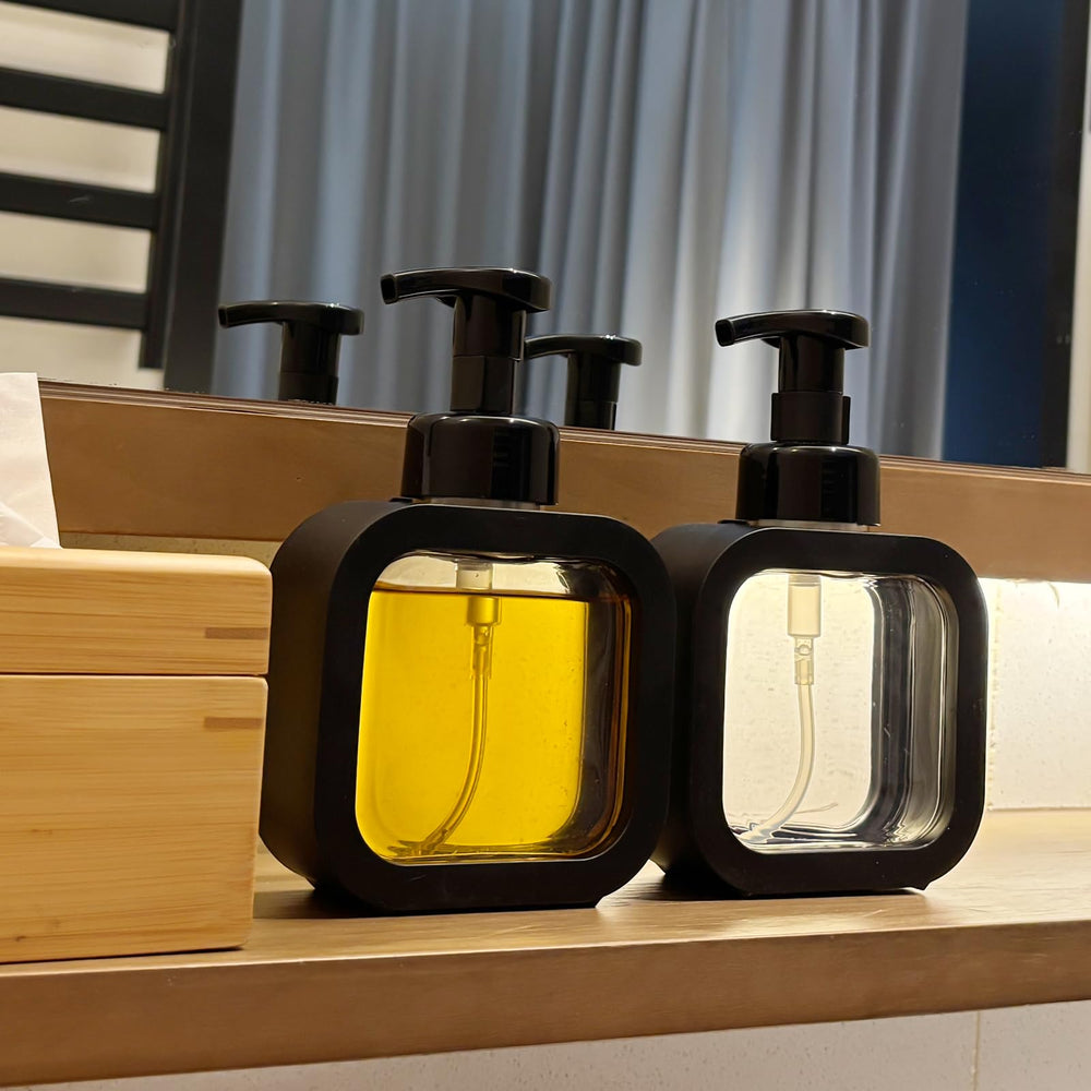 SVLX YIXVN foaming action may reduce soap usage and improve feel.