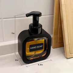 Close-up of SVLX YIXVN foam pump with rich bubbles and smooth dispensing.