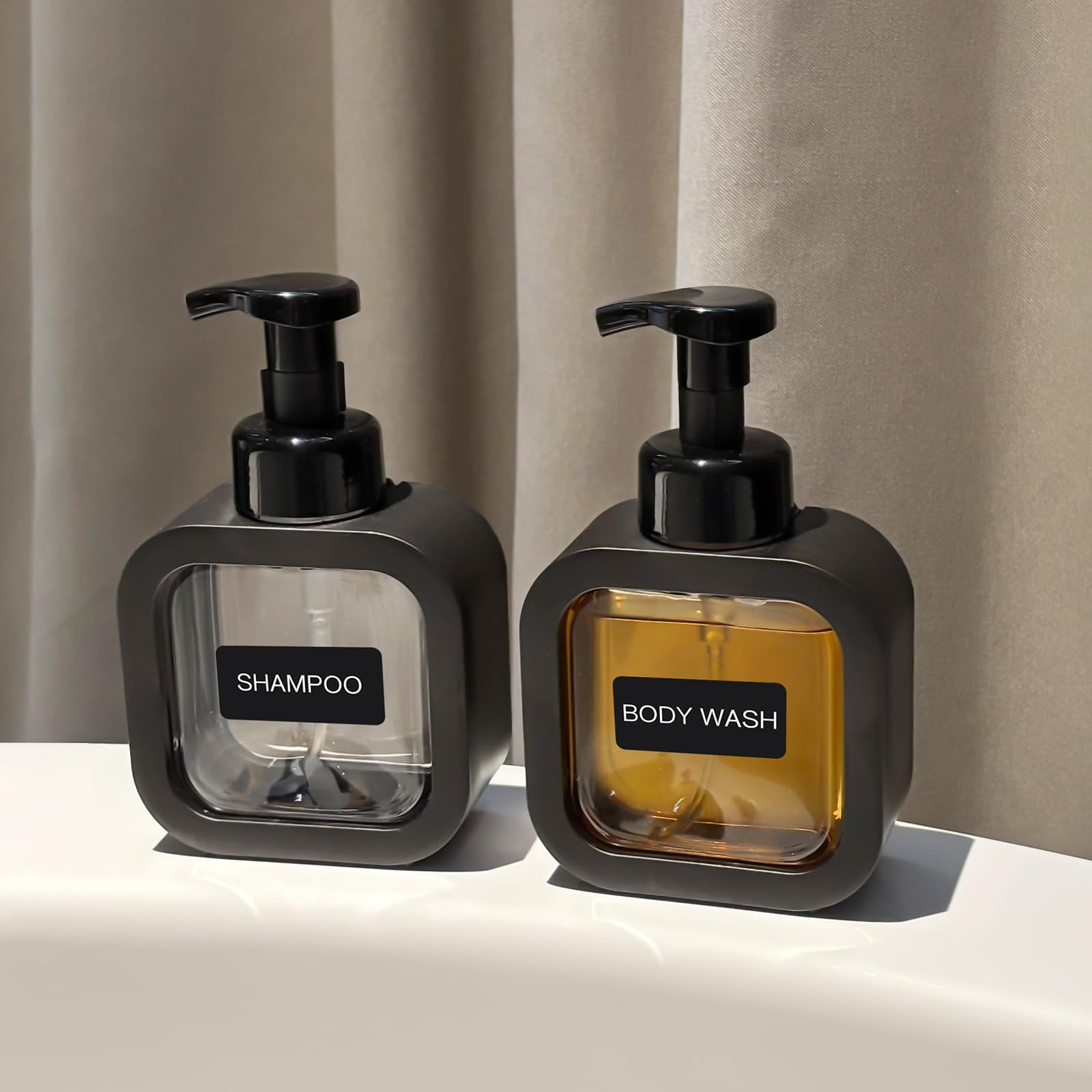 SVLX YIXVN waterproof labels pack for easy customization of dispensers.