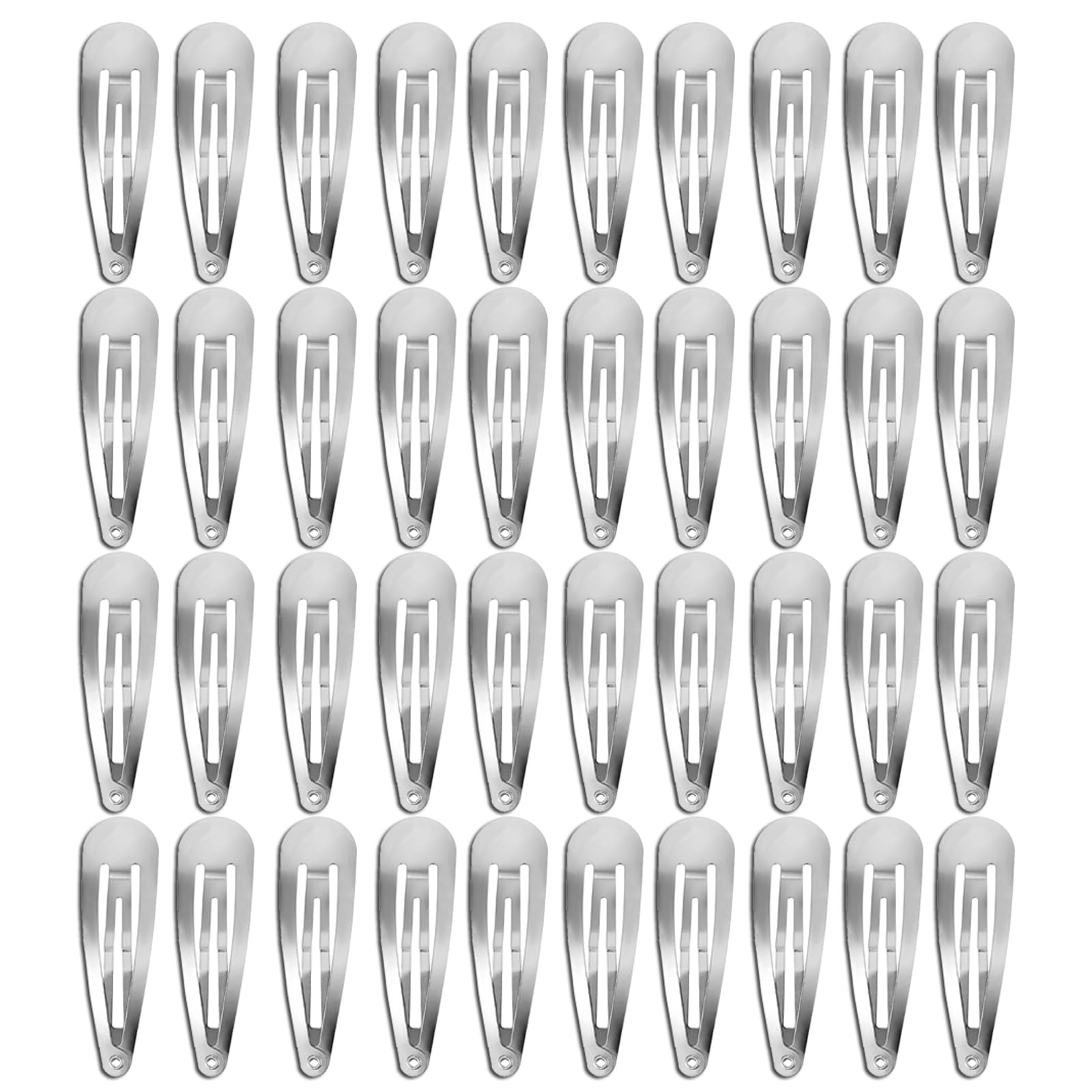 SWAIM broches pelo metal plata de 2 pulgadas, agarre seguro para cabello fino.