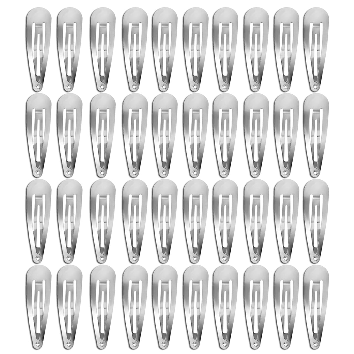 SWAIM broches pelo metal plata de 2 pulgadas, agarre seguro para cabello fino.