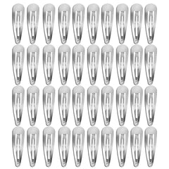 SWAIM broches pelo metal plata de 2 pulgadas, agarre seguro para cabello fino.
