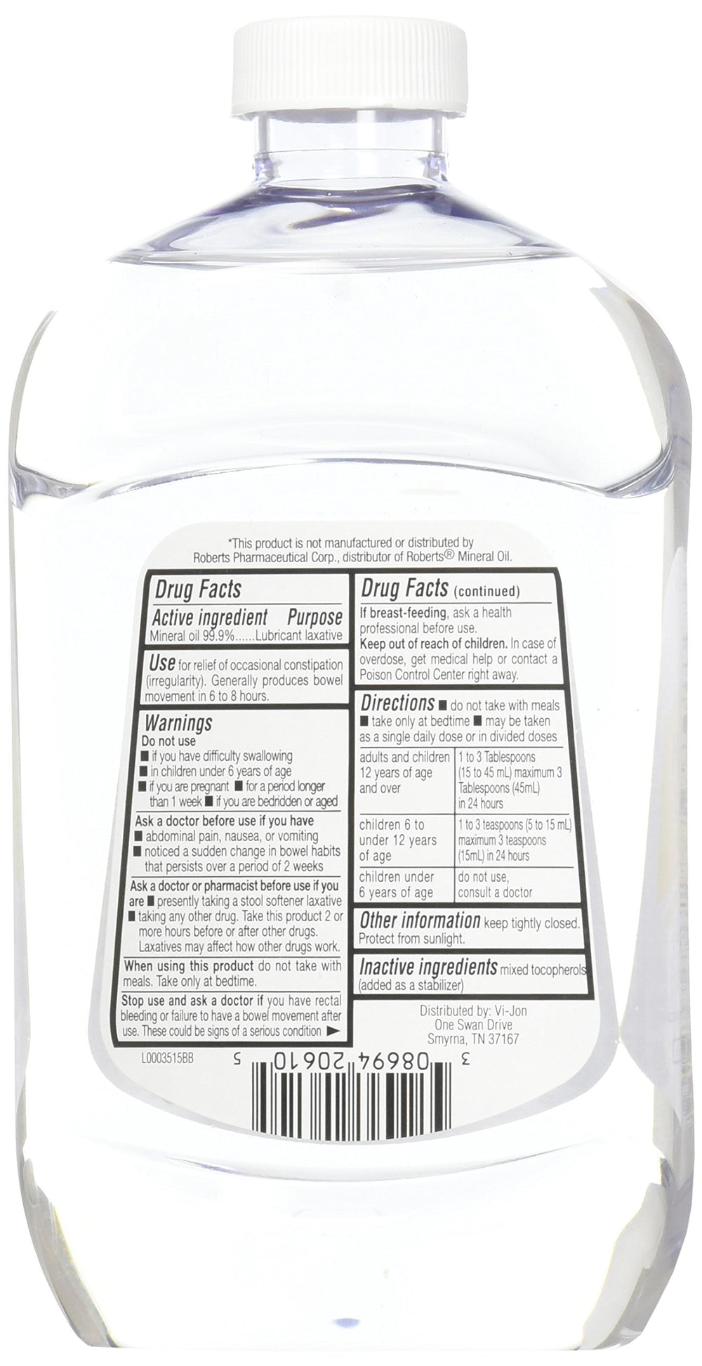 Swan Mineral Oil bottle pour demonstrates easy application for dry skin.