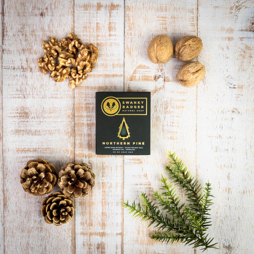 Northern Pine foam demonstrates gentle cleansing that preserves moisture.