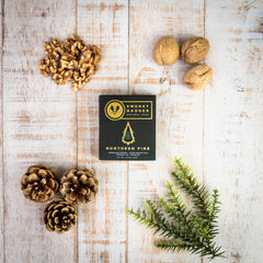 Northern Pine foam demonstrates gentle cleansing that preserves moisture.
