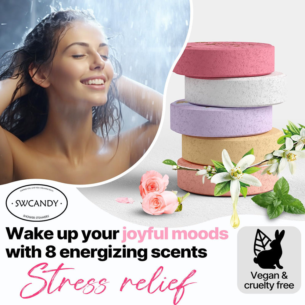 SWCANDY Bombas ducha Lavanda: aroma calmante para descanso