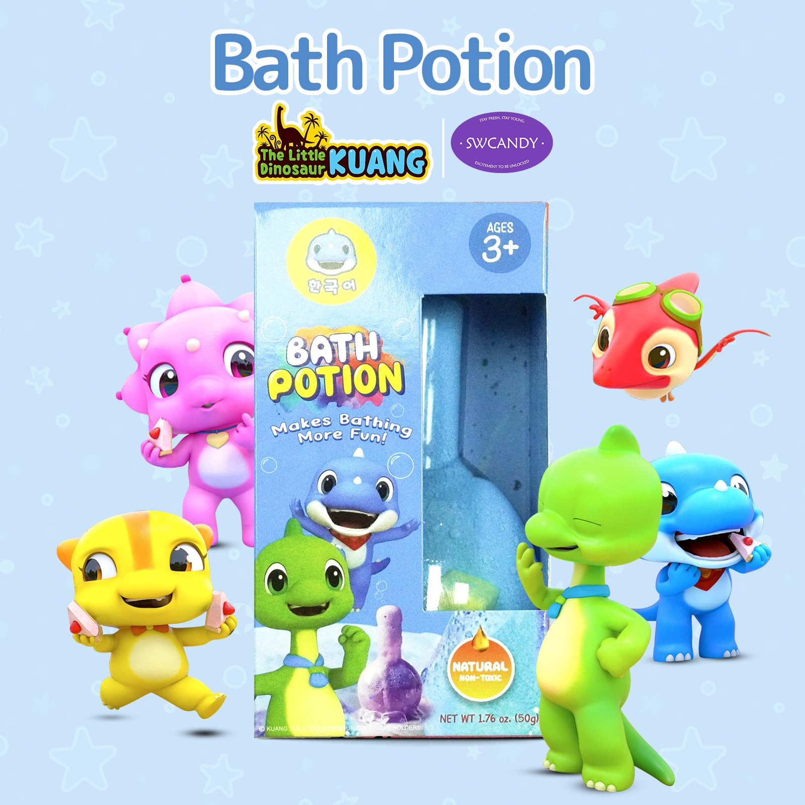 SWCANDY regalo ideal de poción de baño para niños curiosos