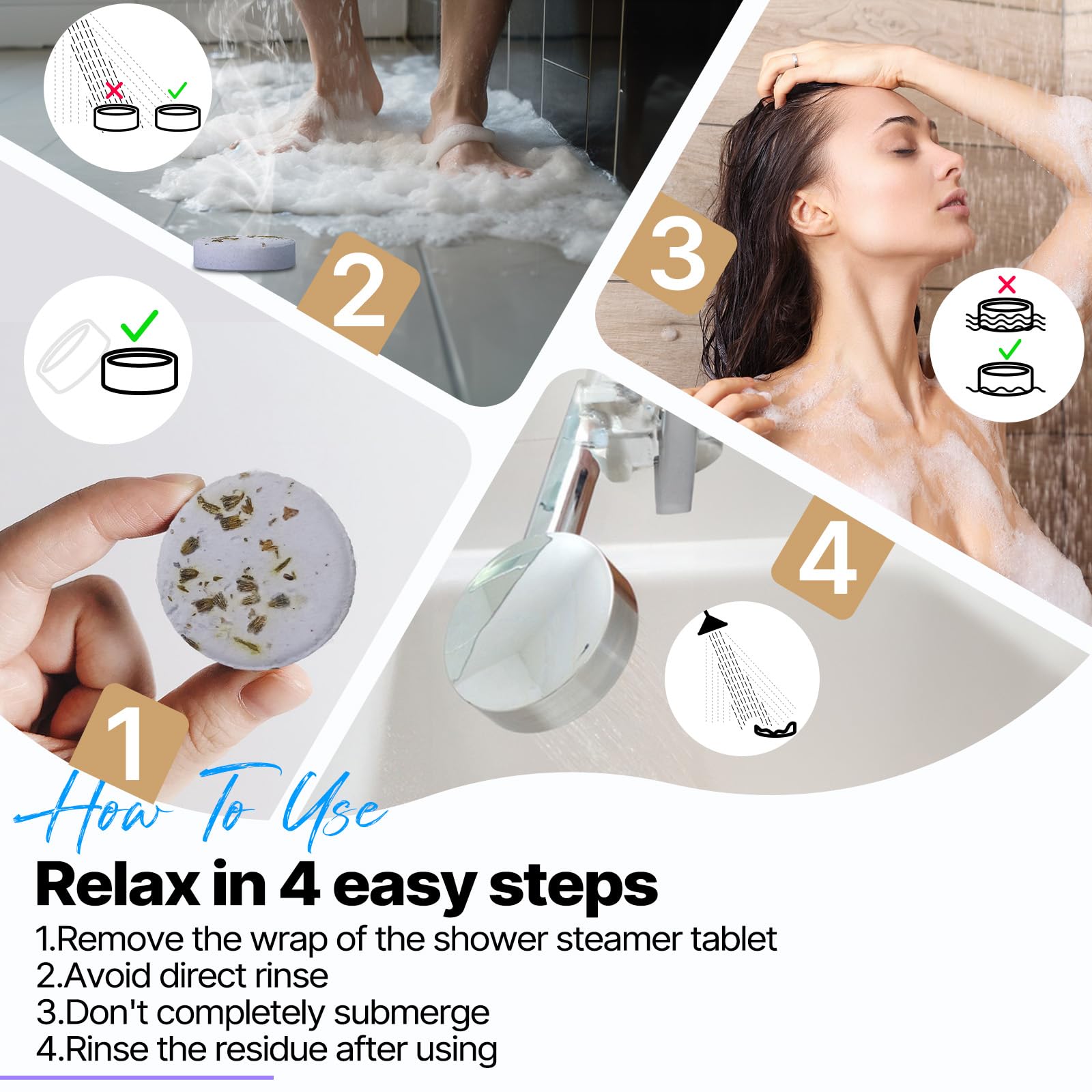 SWCANDY Shower Steamer Sándalo: fragancia cálida para un momento de cuidado