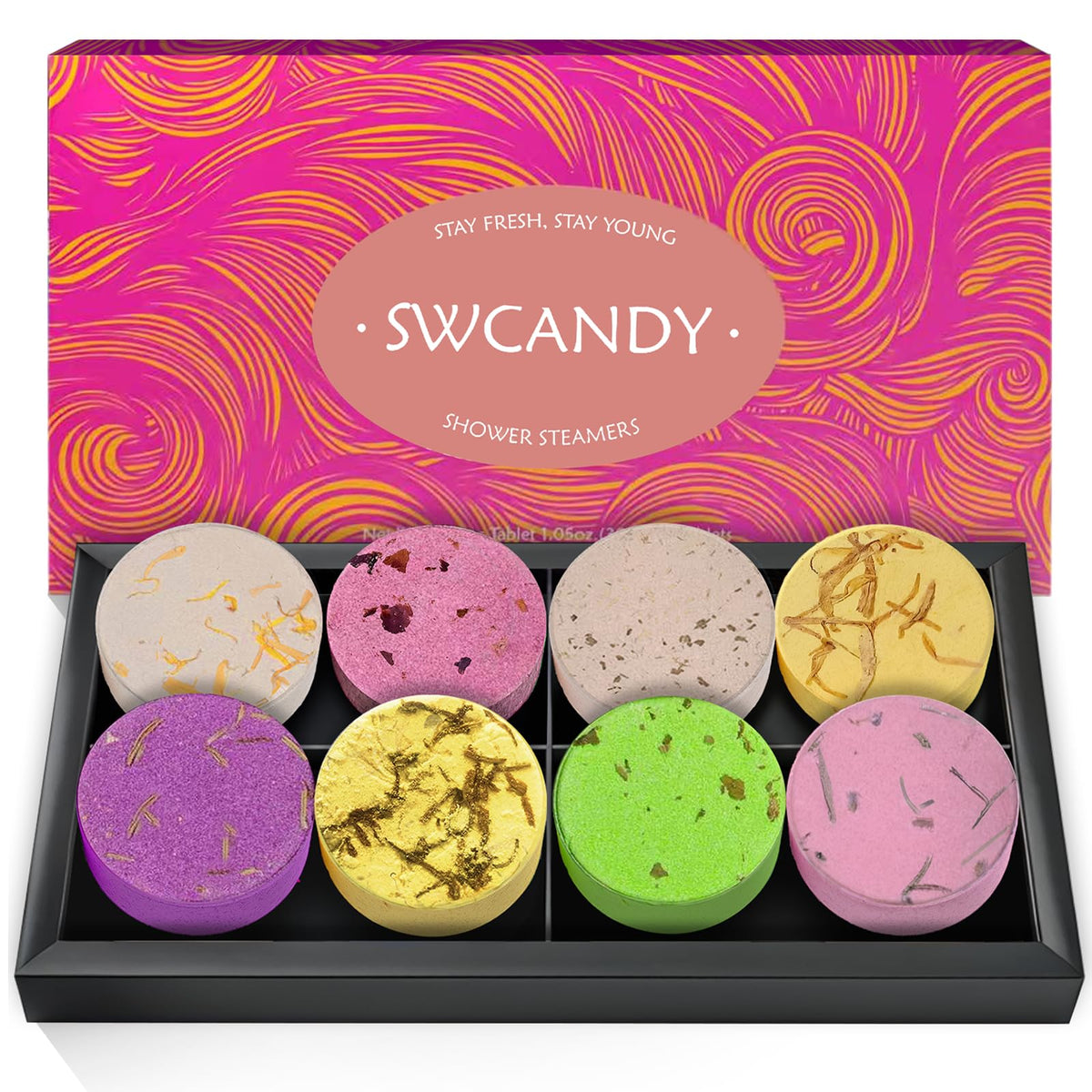 SWCANDY ducha lavanda: pastilla de vapor para relajación aromática