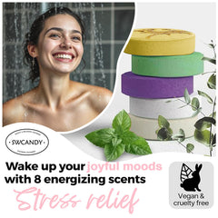 SWCANDY ducha menta: pastilla de vapor para despertar el ánimo