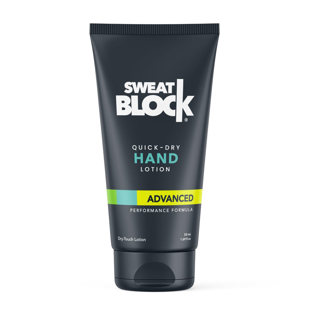 SweatBlock botella de loción antiperspirante para manos mantiene las manos secas