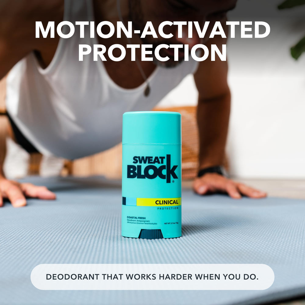 Fórmula de SweatBlock libre de pruebas en animales y sin parabenos