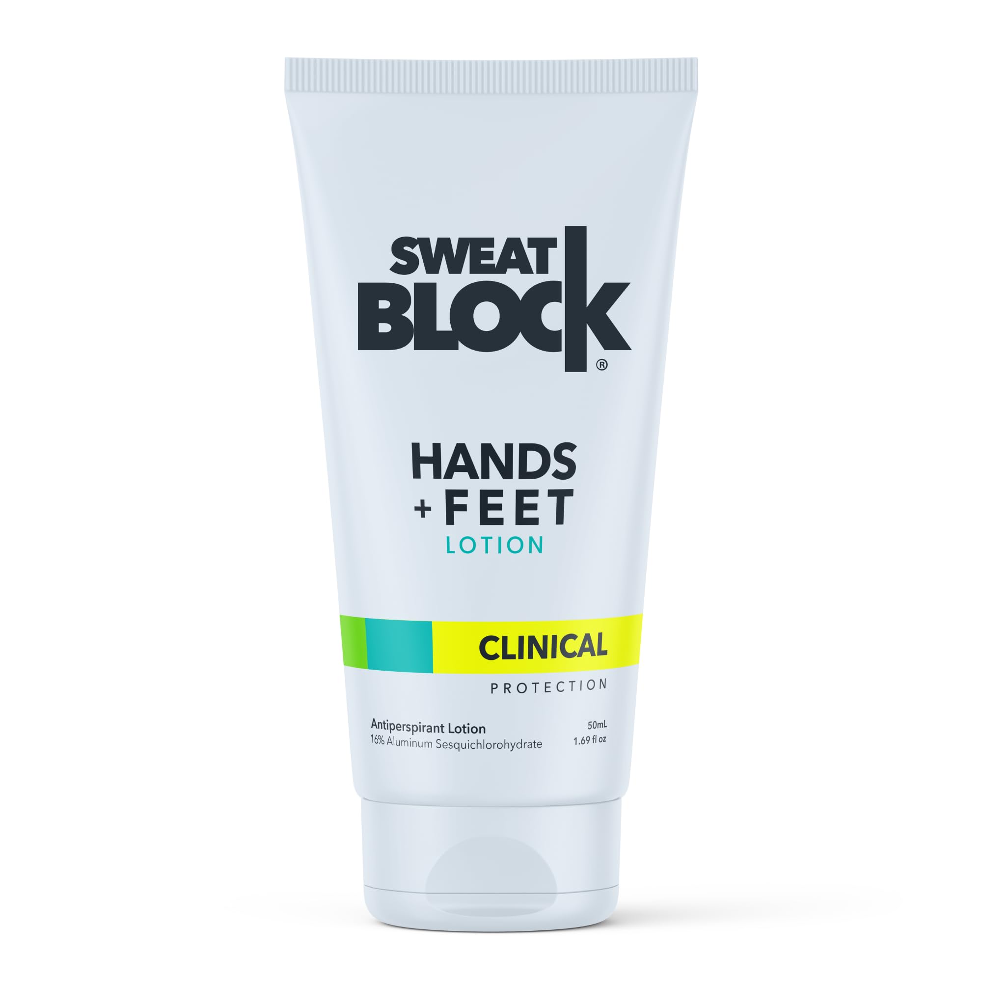 SweatBlock Loción Antiperspirante para Manos: mantiene las manos secas durante reuniones.