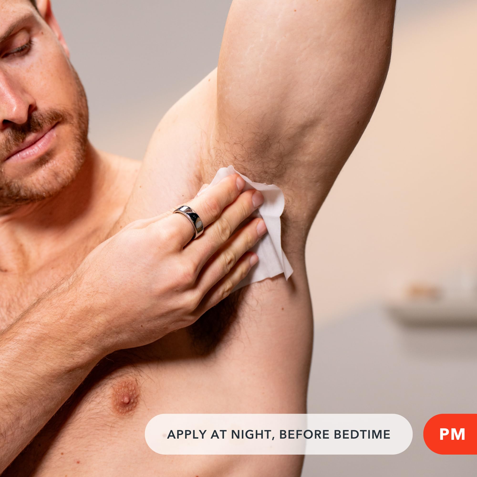 SweatBlock night-application wipes for overnight sweat reduction.