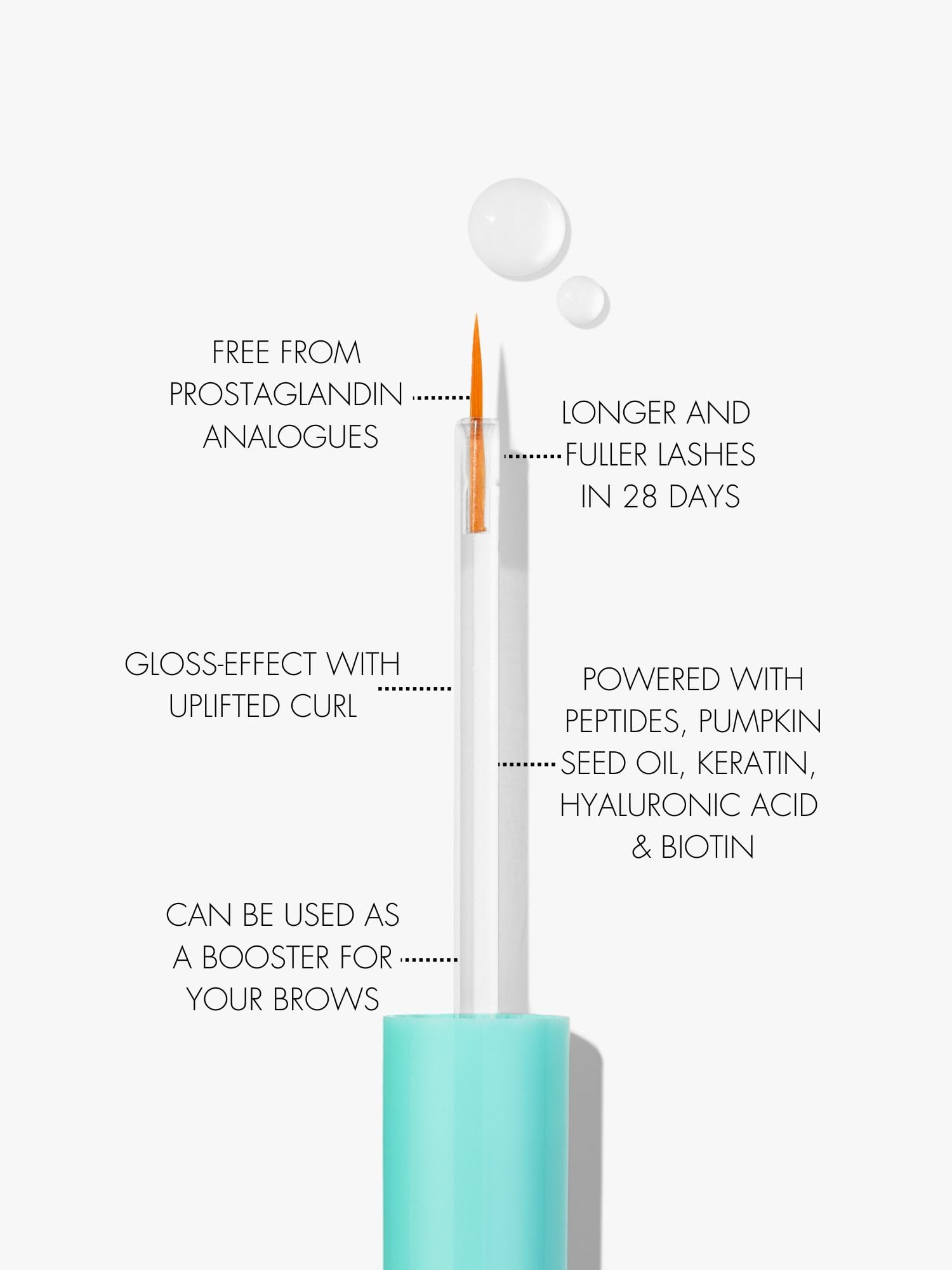 SWEED Eyelash Growth Serum packaging-front showcases brand's clean beauty commitment