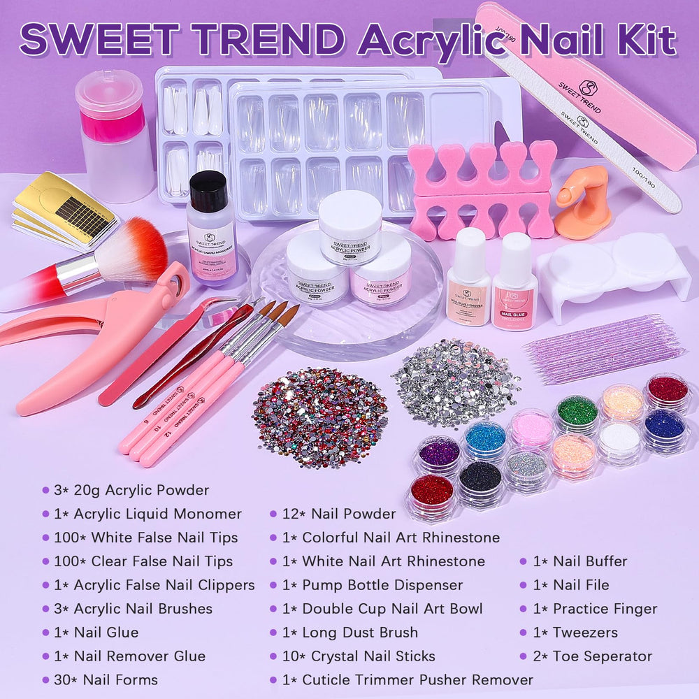 Sweet Trend acrylic liquid monomer bottle for smooth application