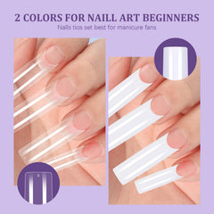 Sweet Trend extra-long nail tips collection close-up highlighting length variety
