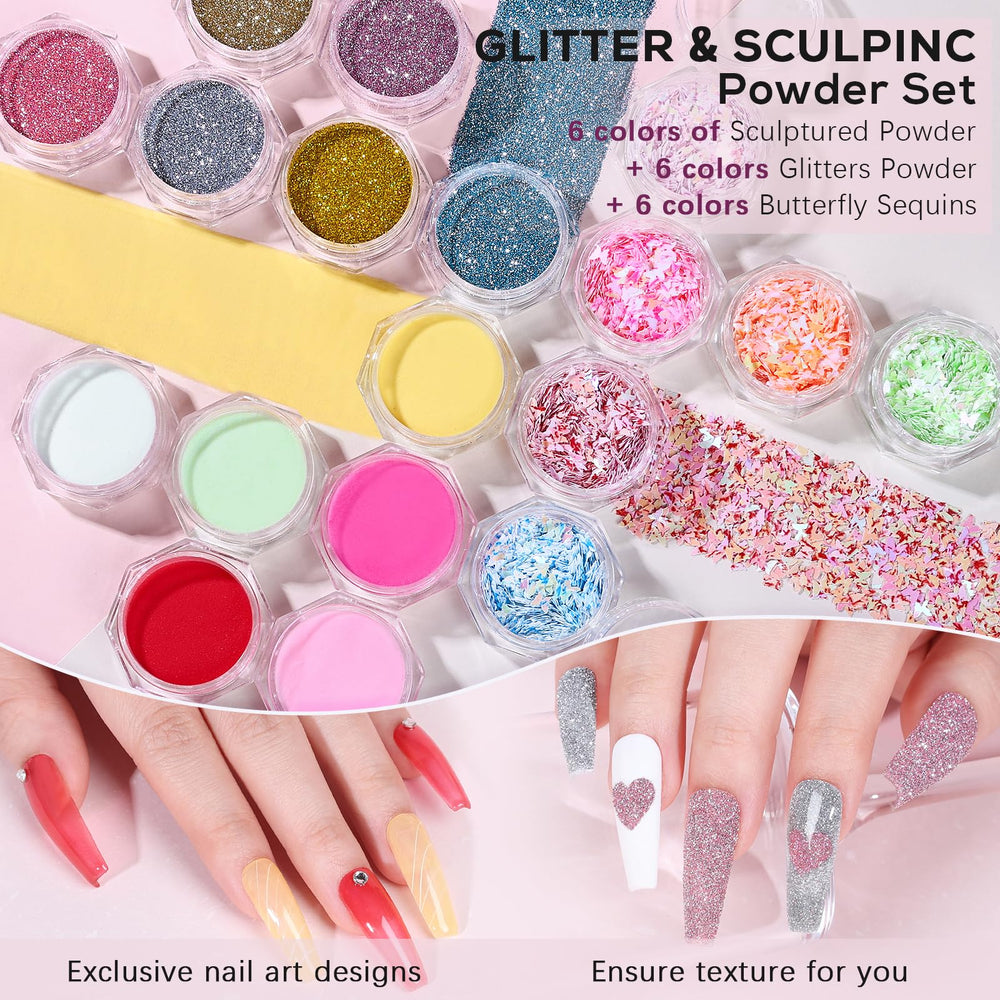Sweet Trend durable nail brush set enables precise details in designs.