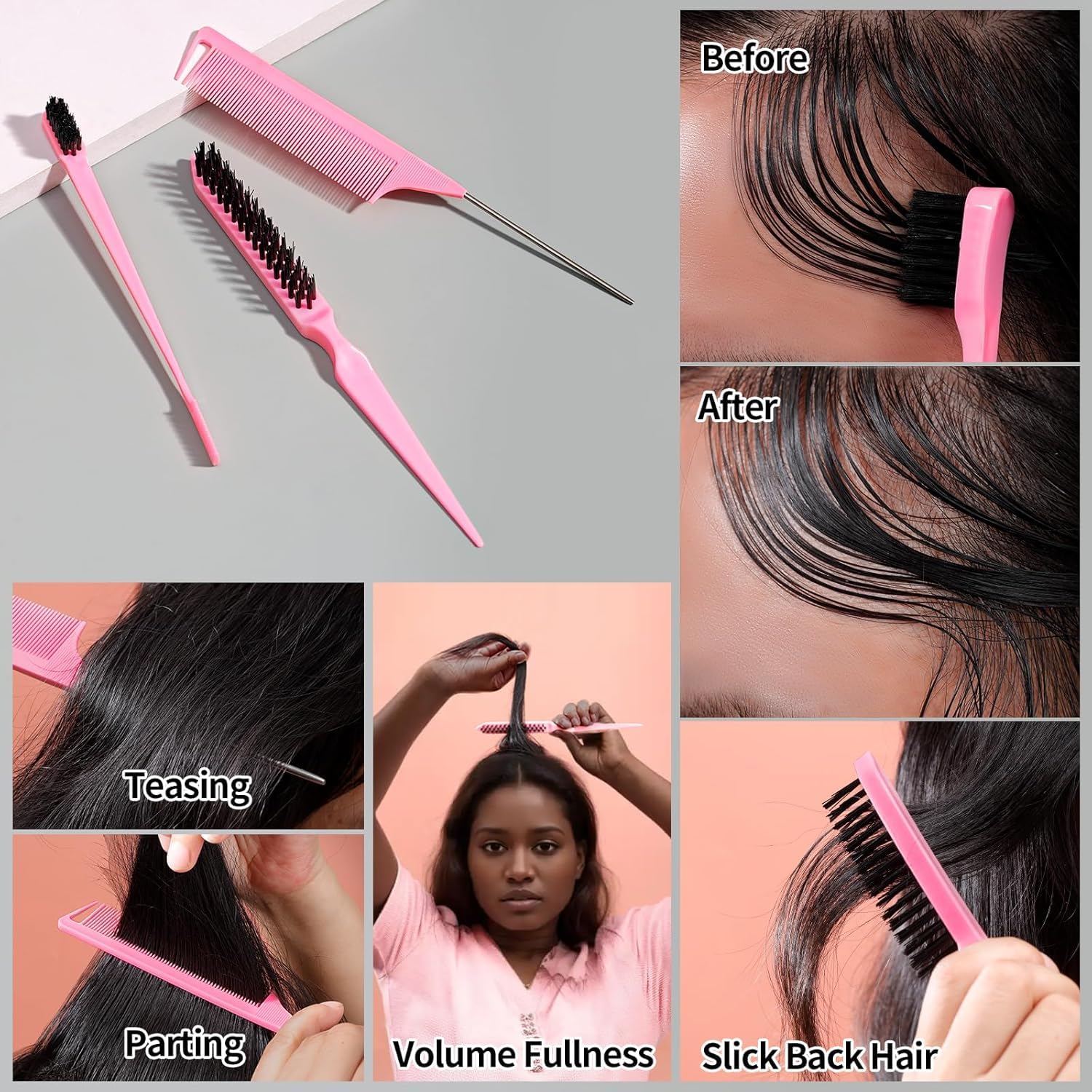 SWEET VIEW Barra-wax-cabello-corto, perfecto para peinado-atrás