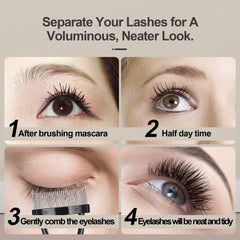 Sweet View double-head brow brush with spoolie for smooth brow shaping