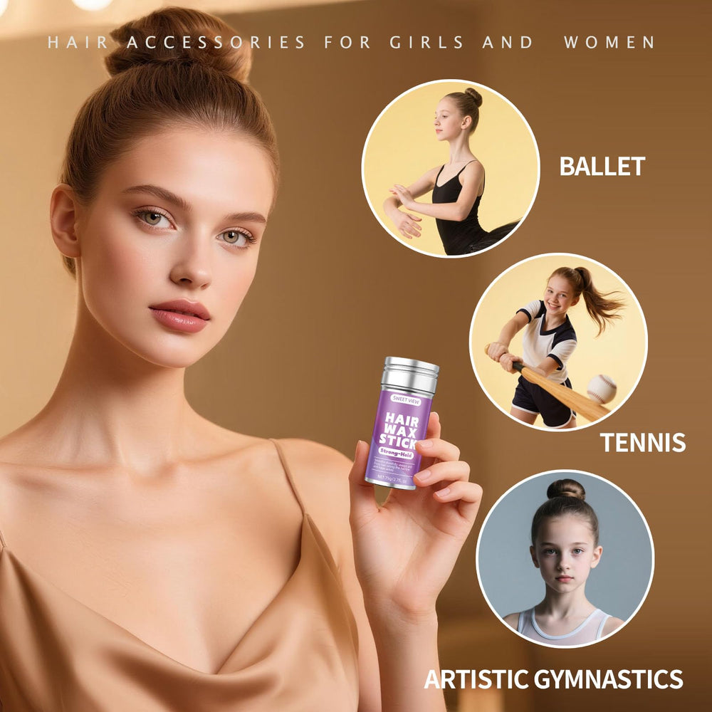 SWEET VIEW Hair Wax Stick flyaway-tamer for neat edges