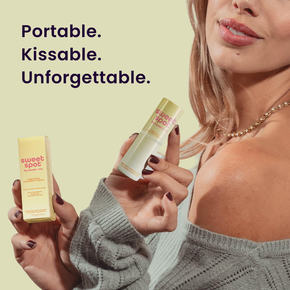 Long-lasting scent swatch indicating durable tropical aroma