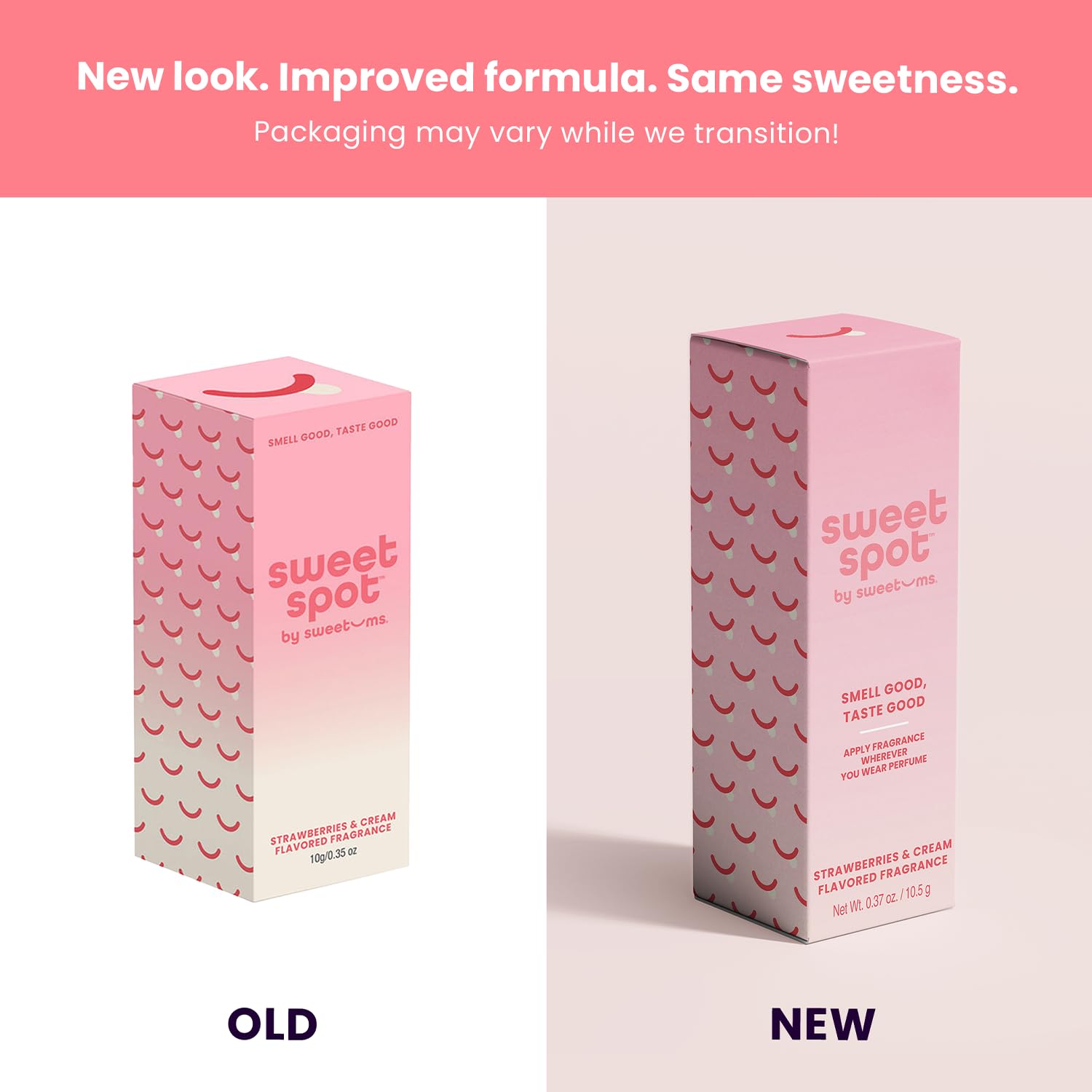 Sweetums SweetSpot non-sticky formula demonstrated in everyday use