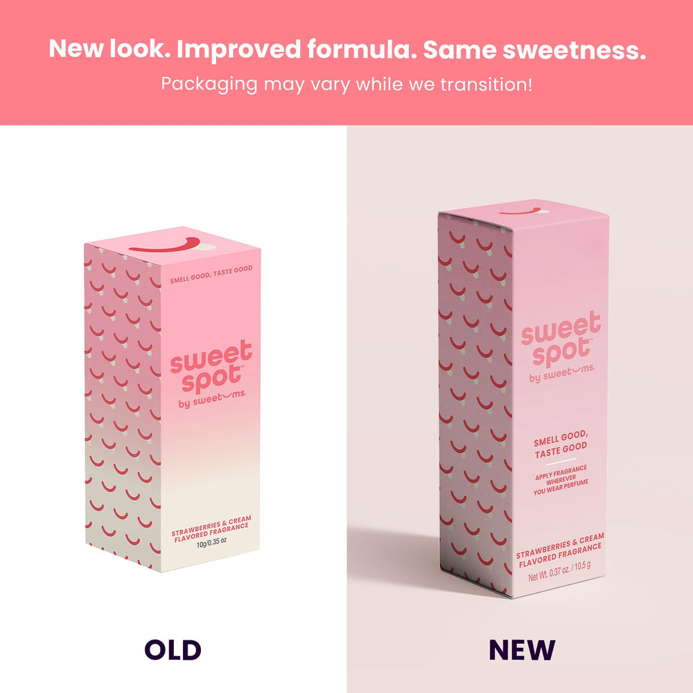 Sweetums SweetSpot non-sticky formula demonstrated in everyday use