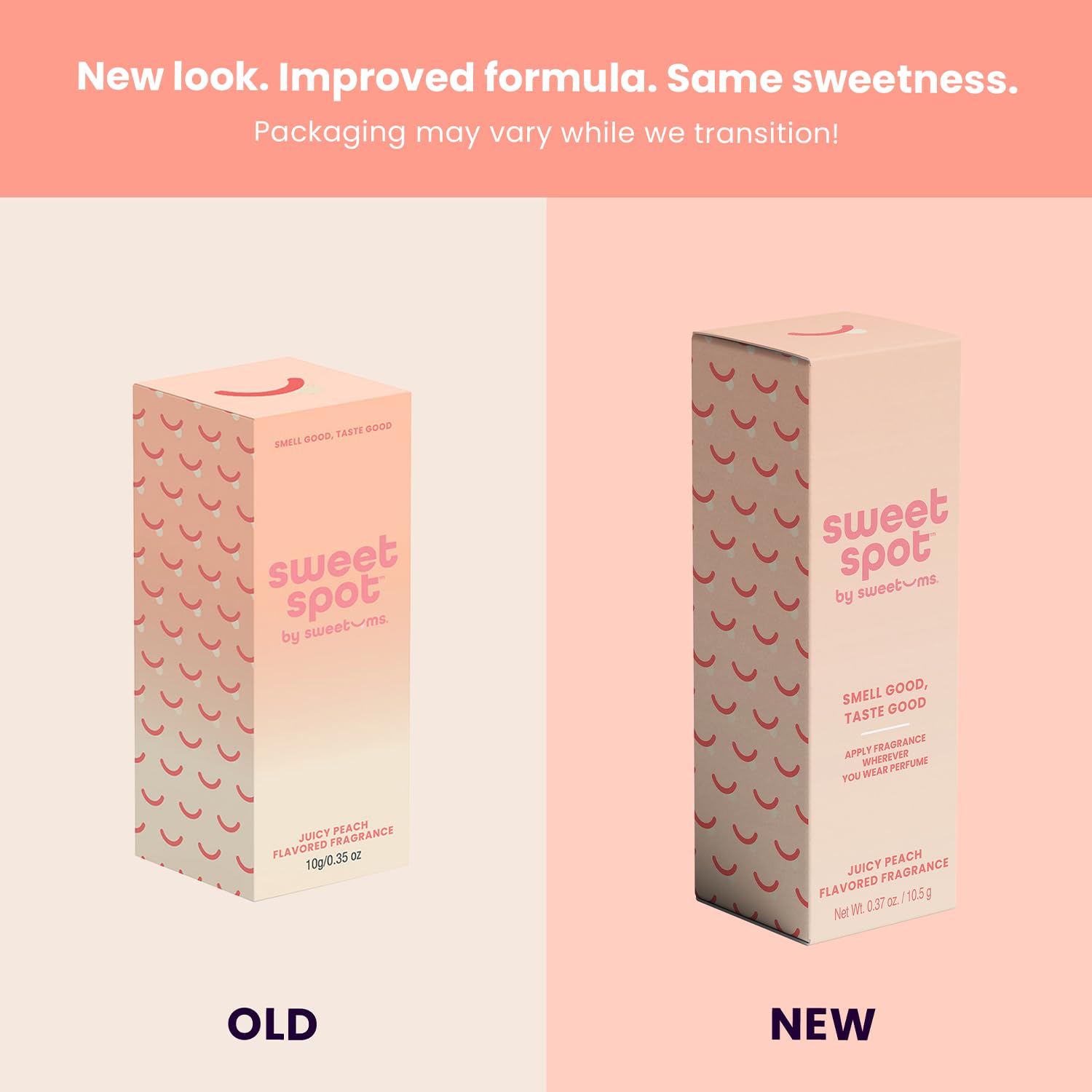 Sweetums SweetSpot Peach travel tin showcases TSA-friendly packaging