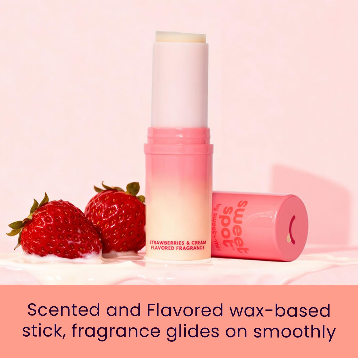 Sweetums SweetSpot application close-up showing smooth glide and precise touch