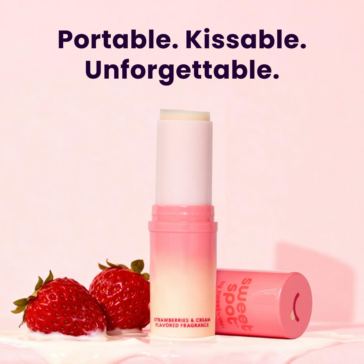 Sweetums SweetSpot vegan cruelty-free emblem with product emphasis