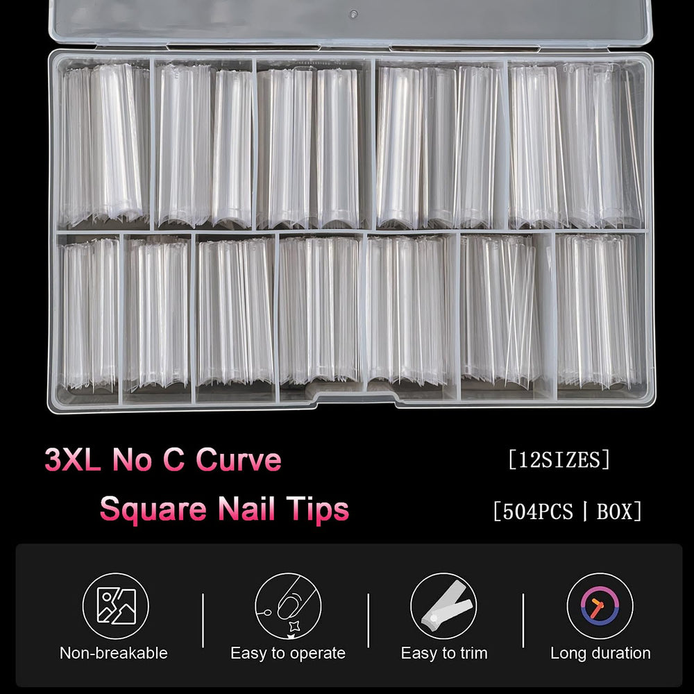 Estuche transparente de SWETIDY para ordenar tips, protección y transporte.