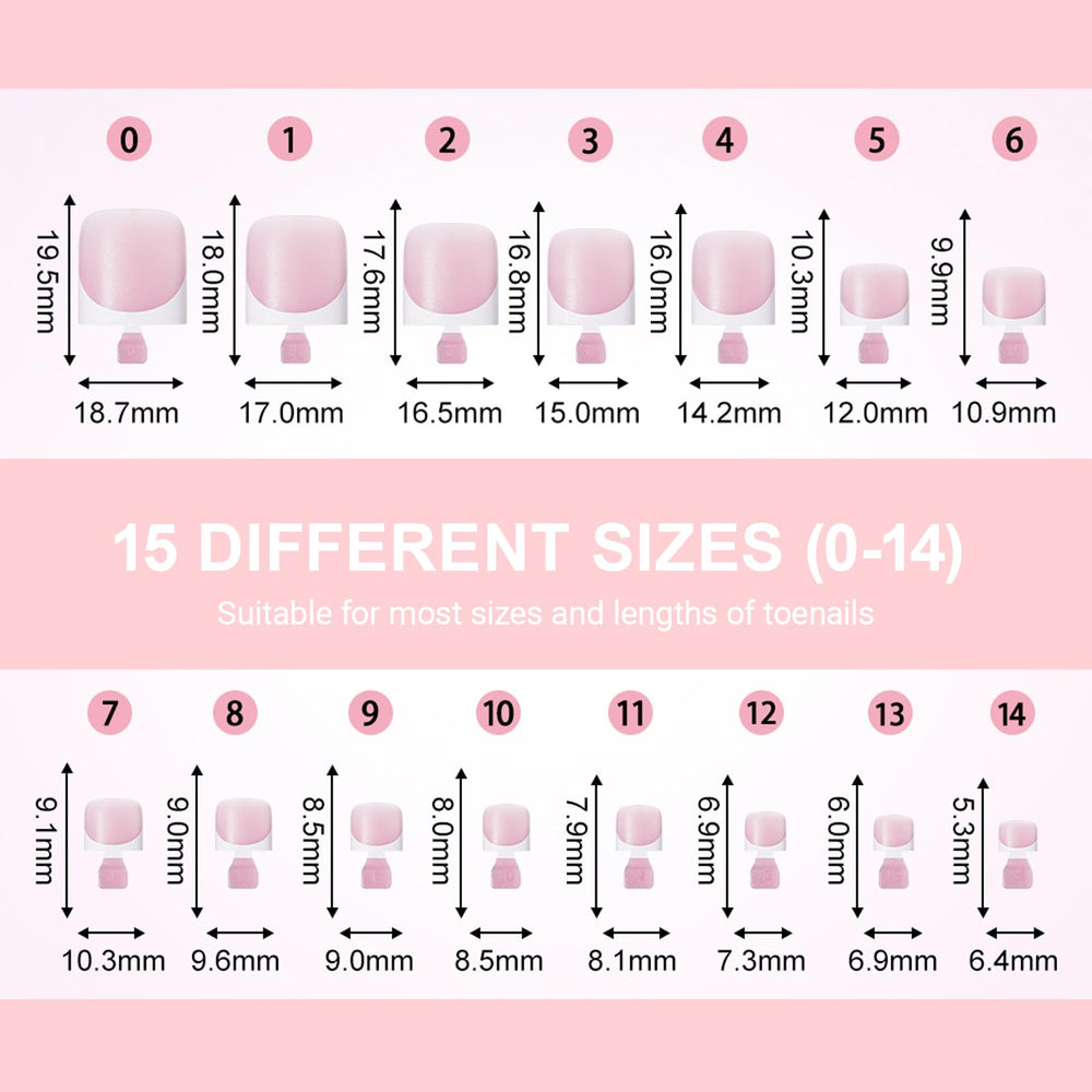 SWETIDY five-in-one toe nail press ons enable fast at-home manicures.
