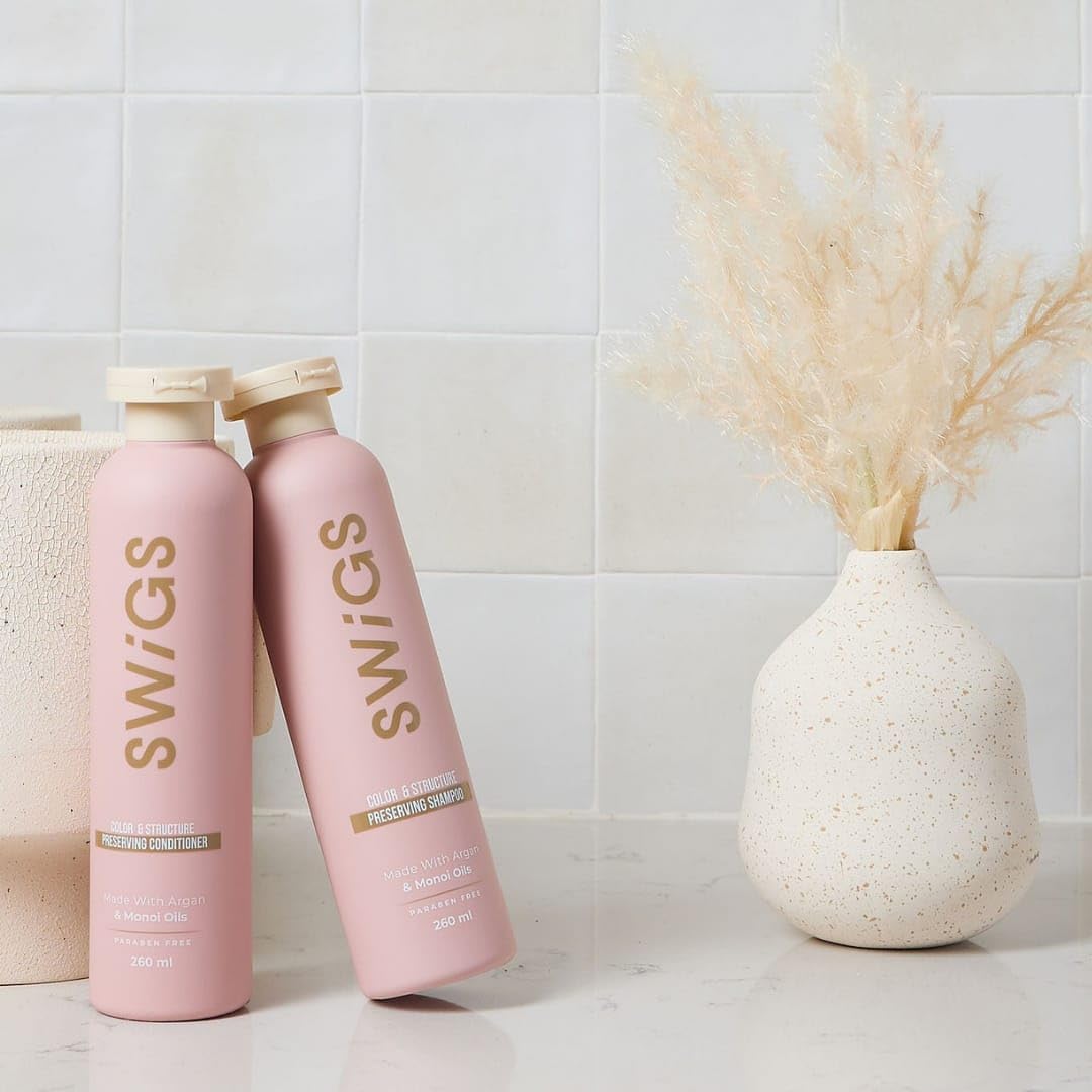 SWIGS 2-pack set keeps wigs ready for daily wear.