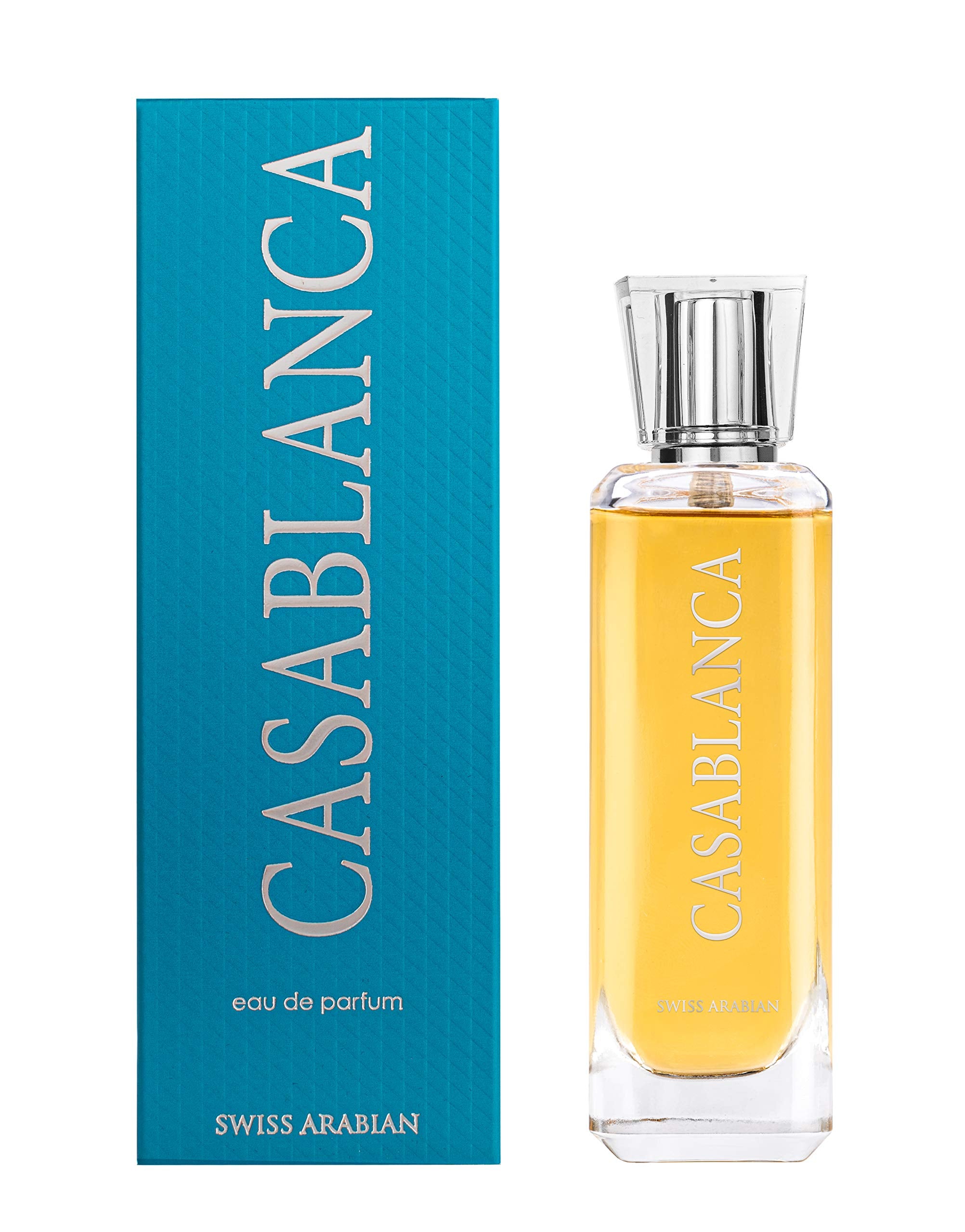 Swiss Arabian Casablanca bottle front view for luxurious daily wear
